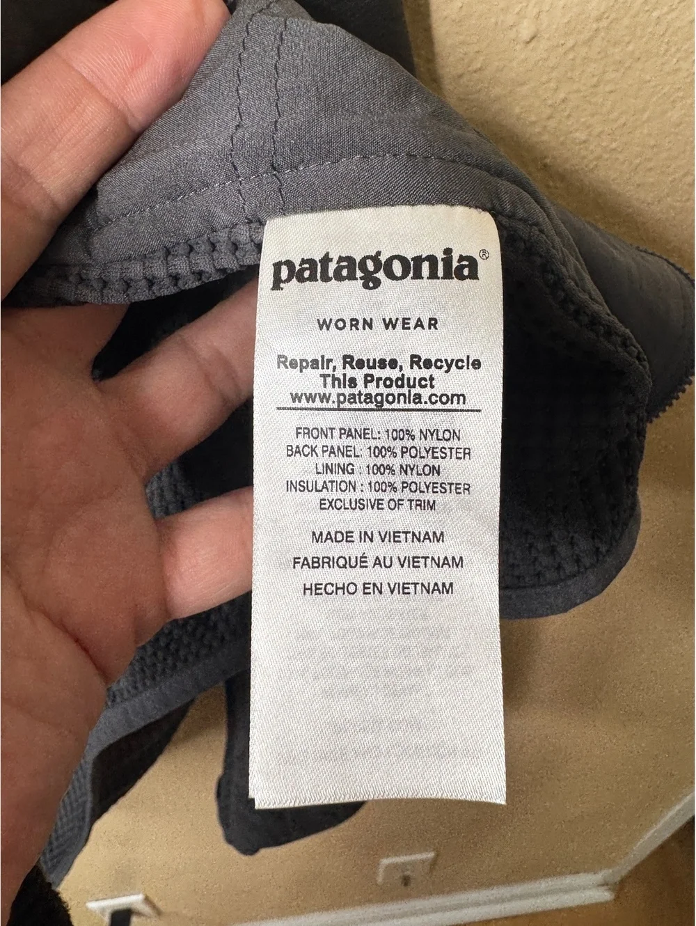 Patagonia Nano-Air Light Hybrid Jacket Men’s XL Forge Grey Full Zip NWT [COPY]